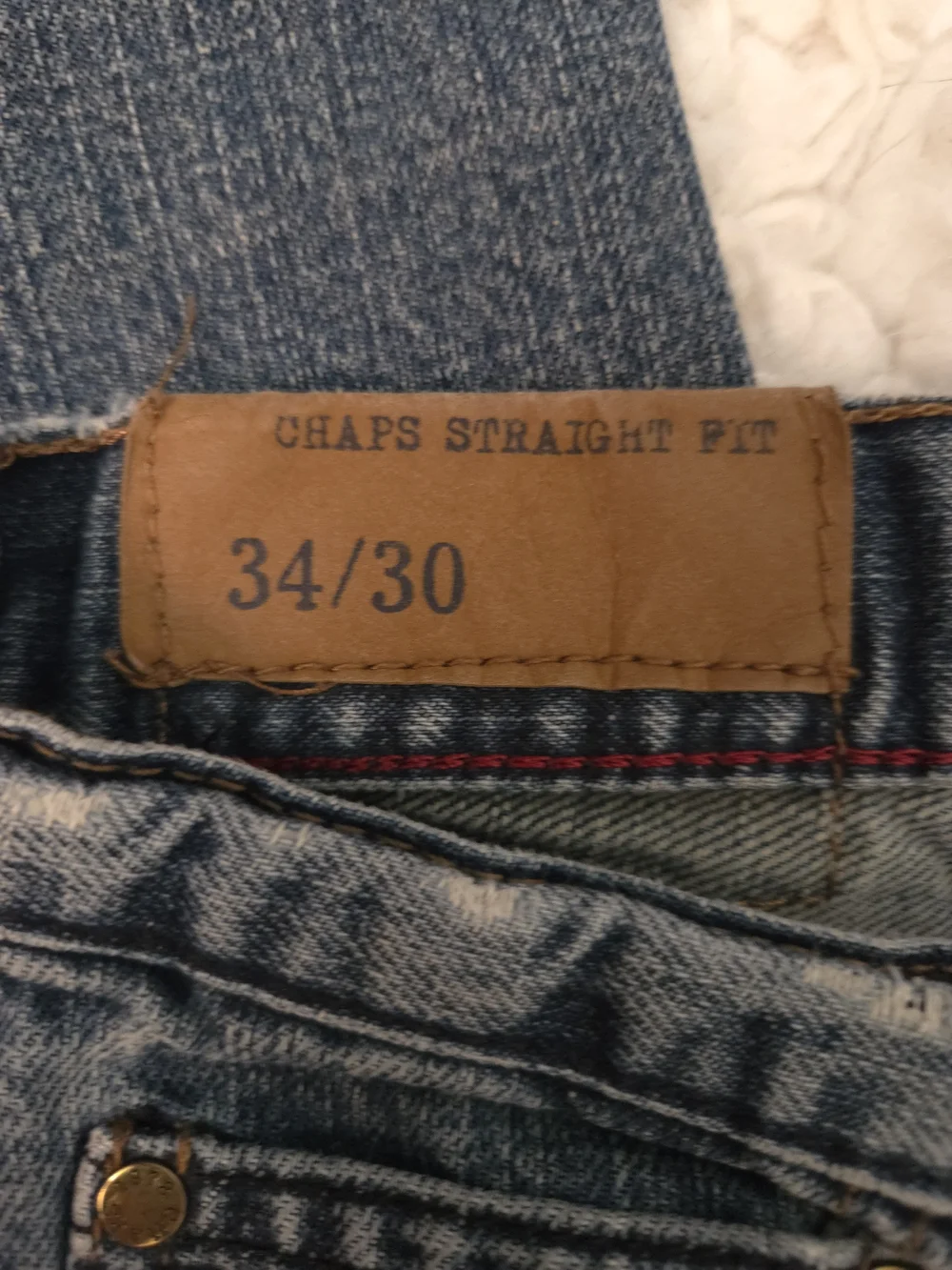 Chaps Men's Blue Straight-Leg Jeans